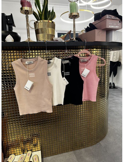 Top Damski Bawełniany Na Ramiączkach Różowy Beżowy Biały Czarny