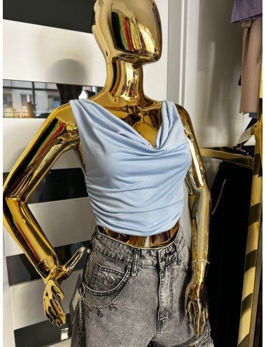 niebieski top od Ana Caselli // 1736