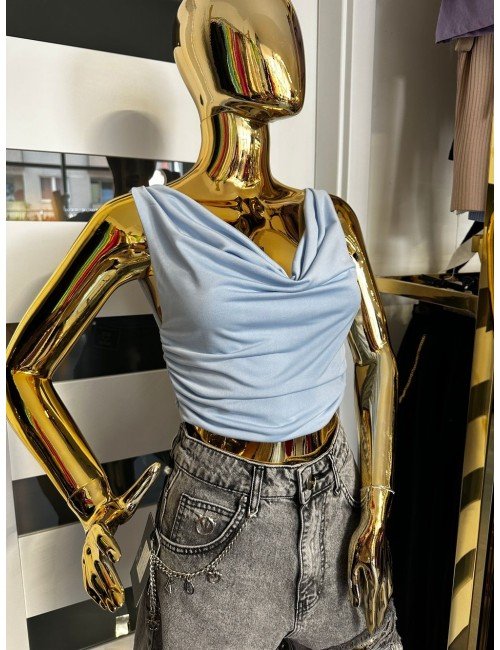 niebieski top od Ana Caselli // 1736