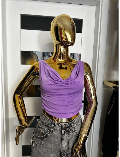 fioletowy top od Ana Caselli // 1737