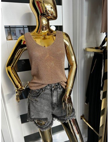 beżowo złoty top // 1773