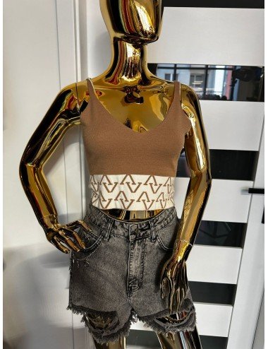 brązowy top od ViCOLO // 1781*