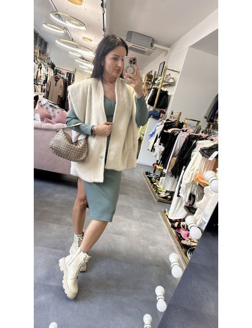 brązowa kamizelka od Lumina // 1883