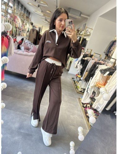 bluza brązowa od Lumina // 1885