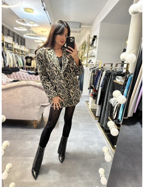 Krótka spódnica w panterkę od Have One