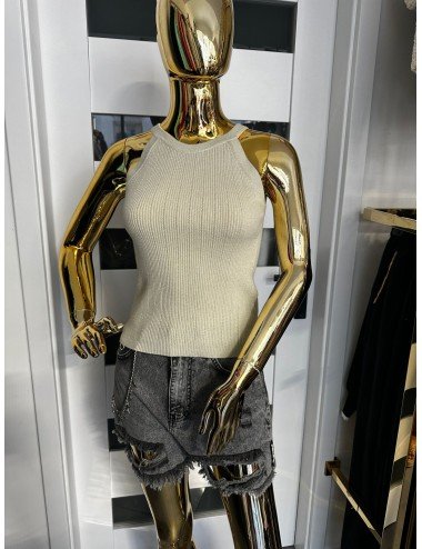 złoty top na ramiączka od Ana Caselli // 1835