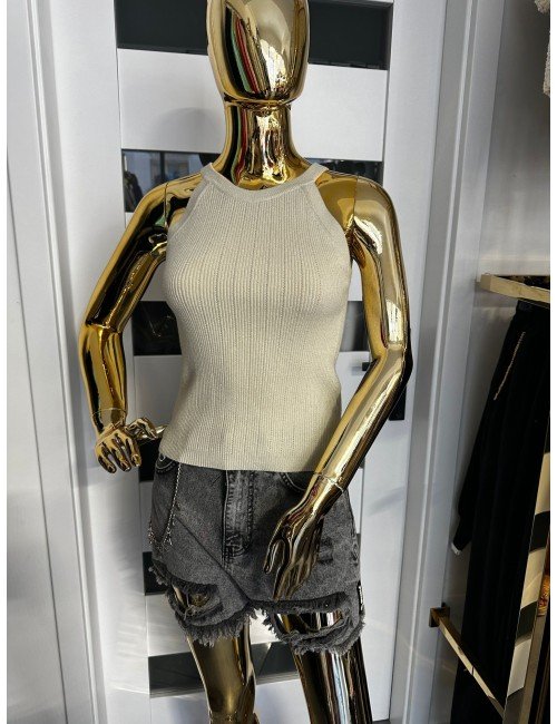 złoty top na ramiączka od Ana Caselli // 1835