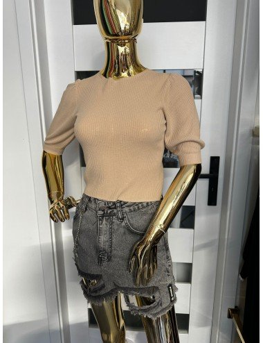 beżowa koszulka od Kontatto // 1842