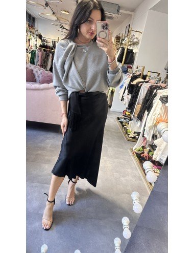 kobieca spódnica czarna, wiskoza // 1932