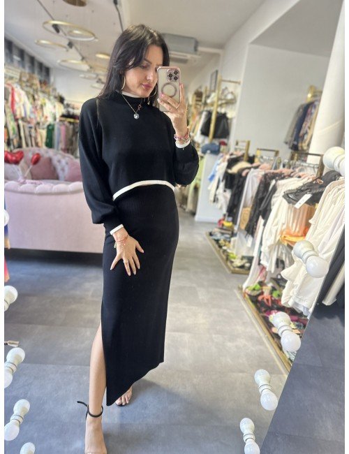 czarna spódnica od ViCOLO, wiskoza // 1935