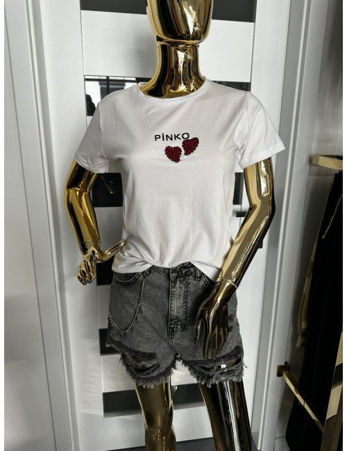 Biały T-Shirt od Pinko // 1936