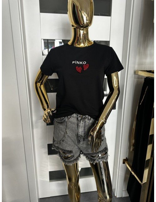Czarny T-Shirt od Pinko // 1937