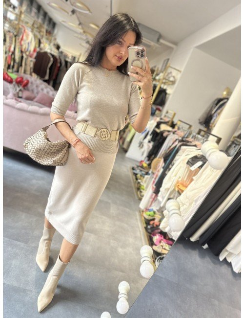 sweterek beżowy wiskozowa // 1945