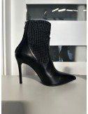 czarne botki na szpilce //2084*