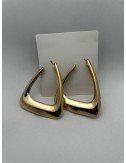 Designerskie Kolczyki Trapezy w Kolorze Złota – Styl Modern Classic // 2208*