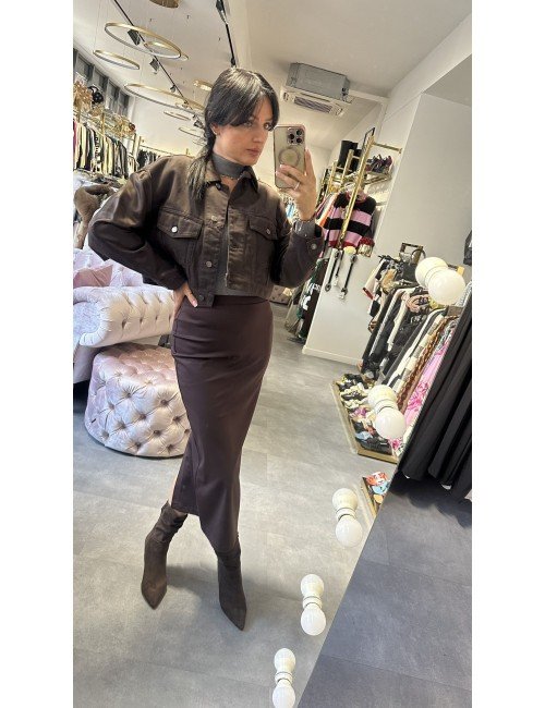 brązowa kurtka ViCOLO // 2219