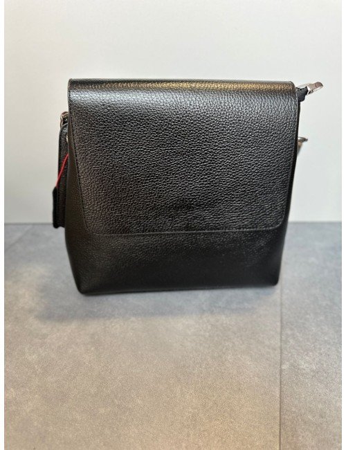 skóra naturalna - czarna torba // 2259