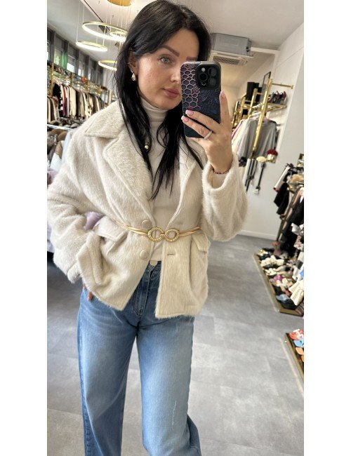 beżowa kurtka HaveOne // 2322