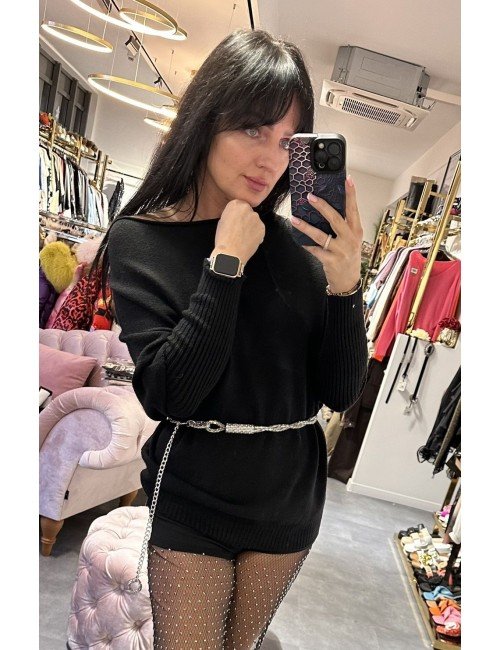 Piękny czarny sweter //2463