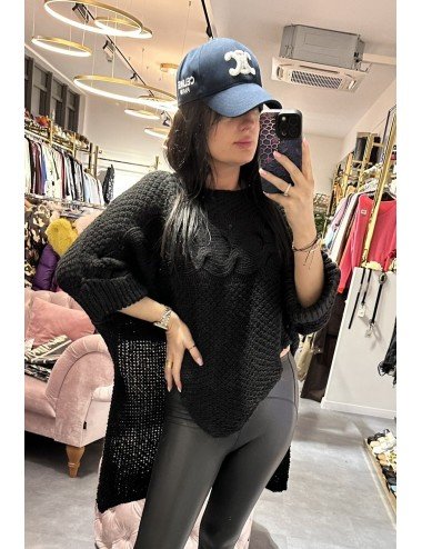 piękny sweter z dłuższym tyłem ViCOLO // 2495