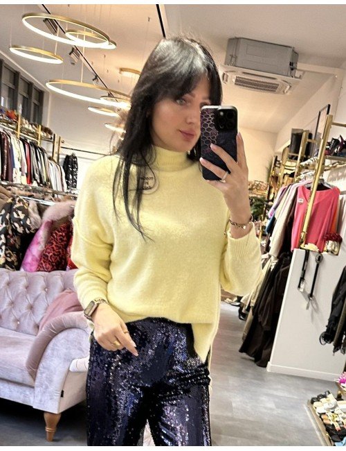 żółty sweterek Alpaka //  2510