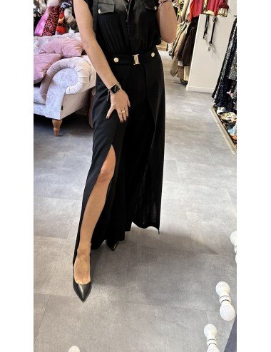 Czarne eleganckie spodnie // 2569