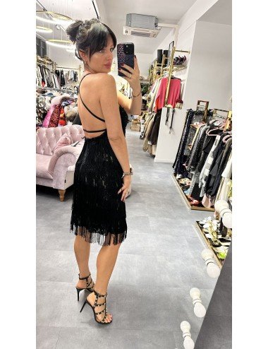 Piękna sukienka z frędzlami // 2574