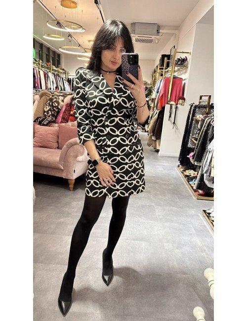 czarnobiała sukienka od Babylon // 2626