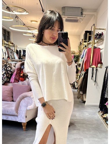 Biały sweterek ViCOLO // 2659