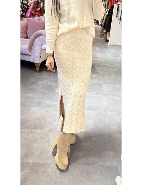 piękna długa spódnica wzorek sweterek // 2675*