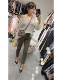 Spodnie khaki od Vicolo // 2722
