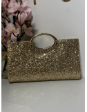 złota torebka kopertowa // 2731