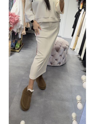 Śmietankowa spódnica od Imperial // 2761