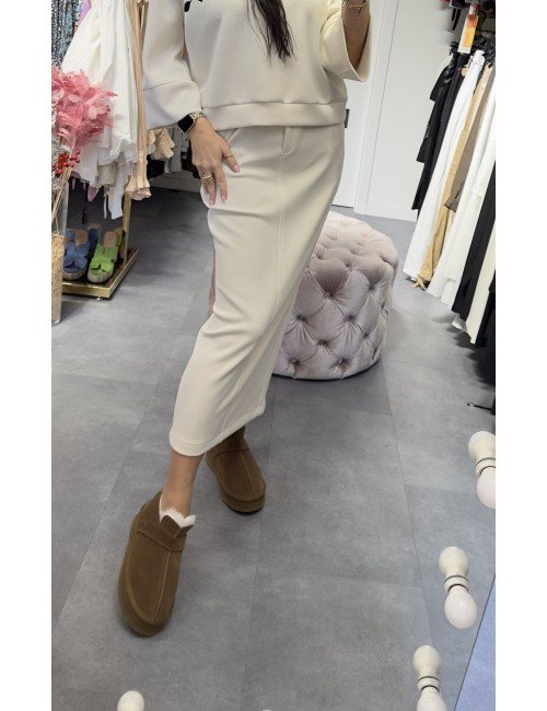 Śmietankowa spódnica od Imperial // 2761