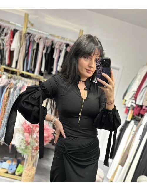 czarna koszula od Babylon // 2788