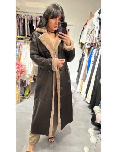 kożuch naturalny długi // 2796