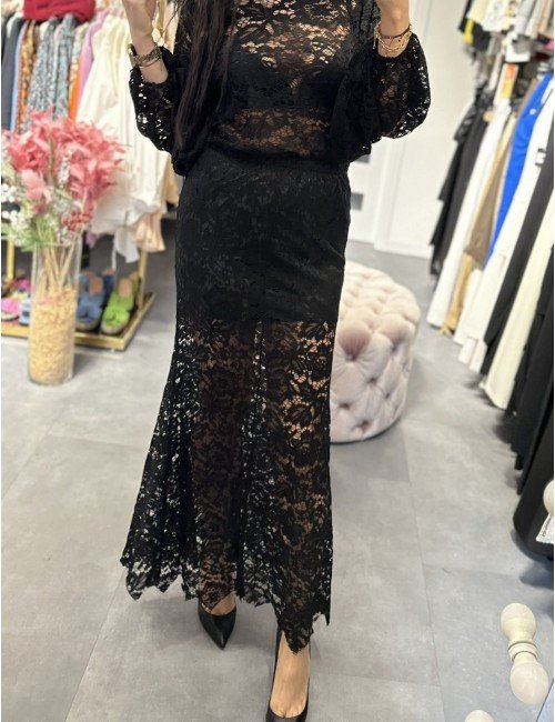 koronkowa spódnica maxi // 2844